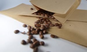 Kaffeeverpackung, Kaffeebeutel mit Ventil